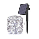 LED-Solar-Gartenbeleuchtung 32m Outdoor-Leuchtgirlande Dekoleuchte