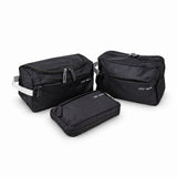 3-tlg. Necessaire-Set Kulturbeutel Kosmetiktasche Toilettentasche