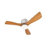 Holz-Deckenventilator LED-Deckenventilator Deckenlüfter Deckengebläse