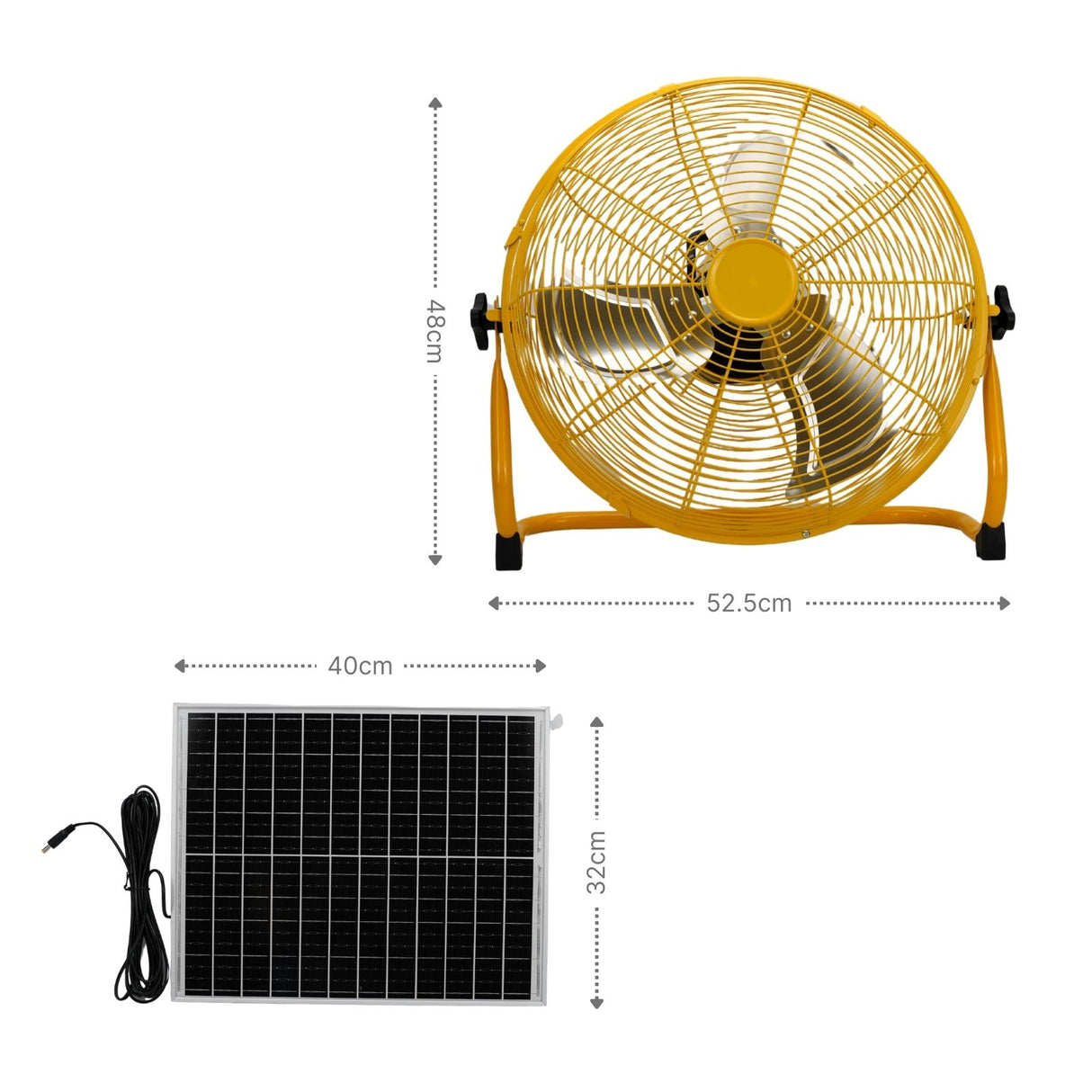 Solarventilator Outdoor-Ventilator Bodenventilator Camping-Ventilator