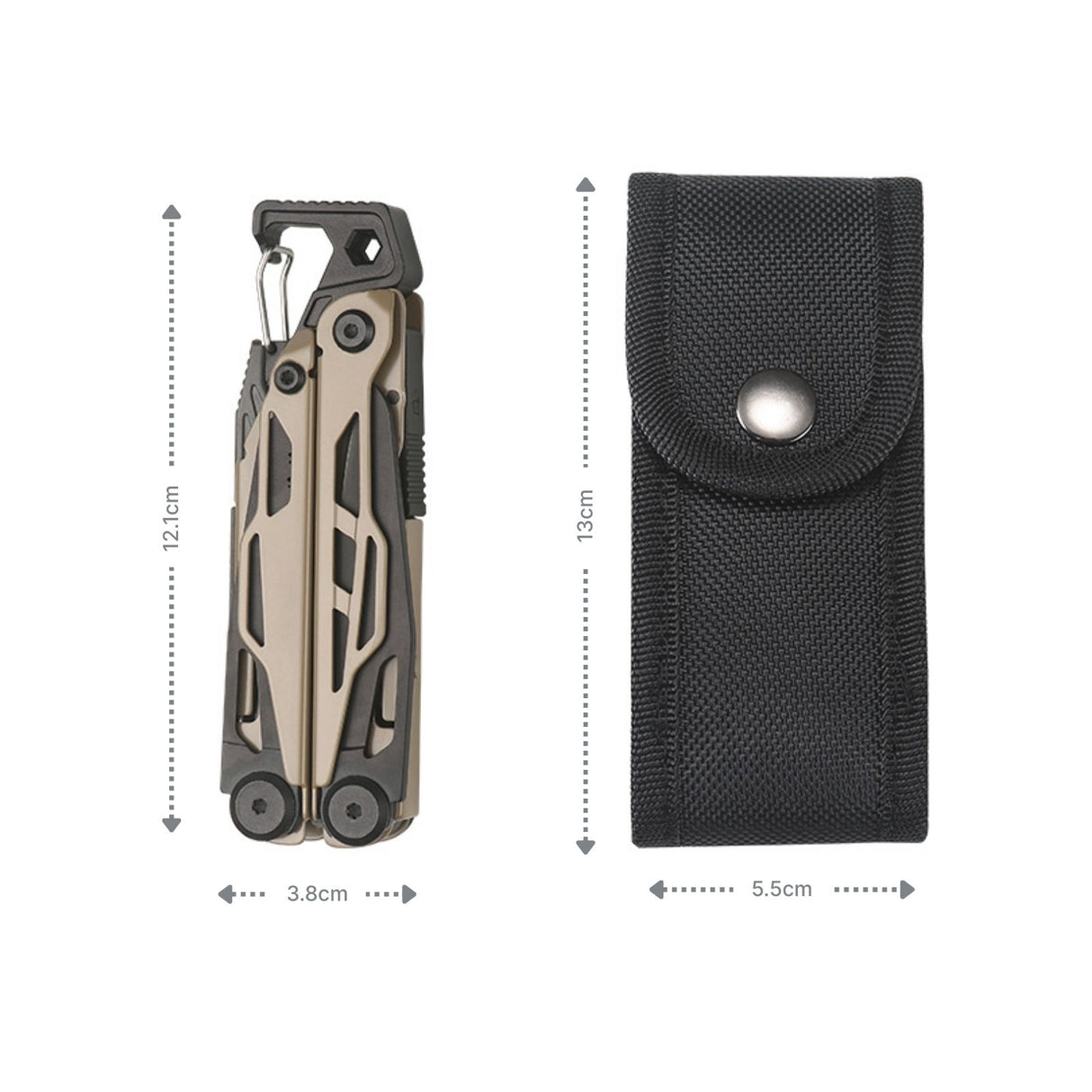 25in1 Multifunktions-Zange Multitool mit Zange Outdoor-Werkzeug