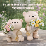 Stehender Bär-Vase Dekoration Blumenarrangement Wohnaccessoire