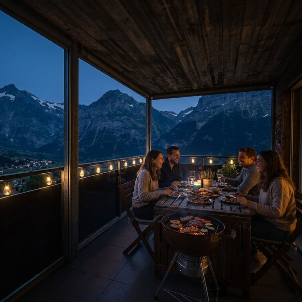 LED-Hanfseil-Dekoleuchte 10m Solarleuchte Gartenlicht Gartenbeleuchtung