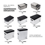 Kompressor-Kühlbox 75L Camping-Kühlschrank Auto-Kühlbox Gefrierbox