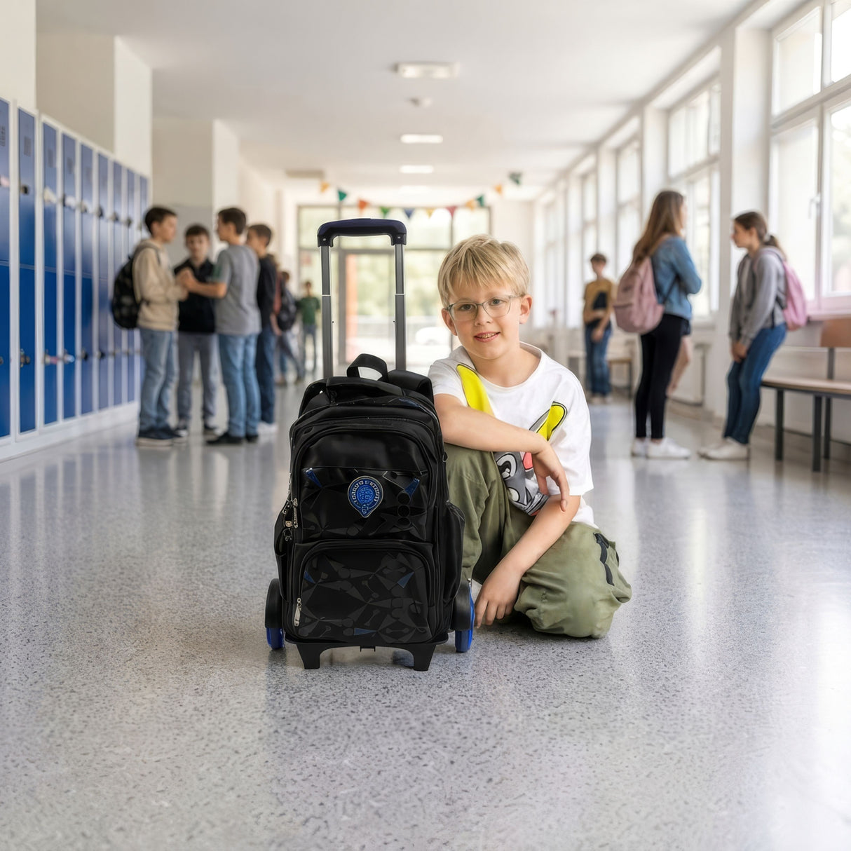 Rucksacktrolley Schulrucksack Schulthek Reiserucksack Kofferrucksack