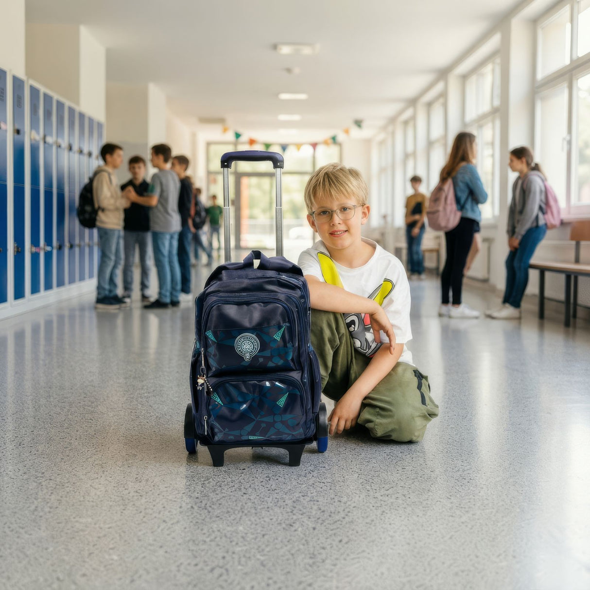 Rucksacktrolley Schulthek Schulrucksack Kofferrucksack Reiserucksack