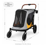 Buggy für Hunde Gr. XL Hundewagen Haustierwagen Pet Stroller Tierbuggy