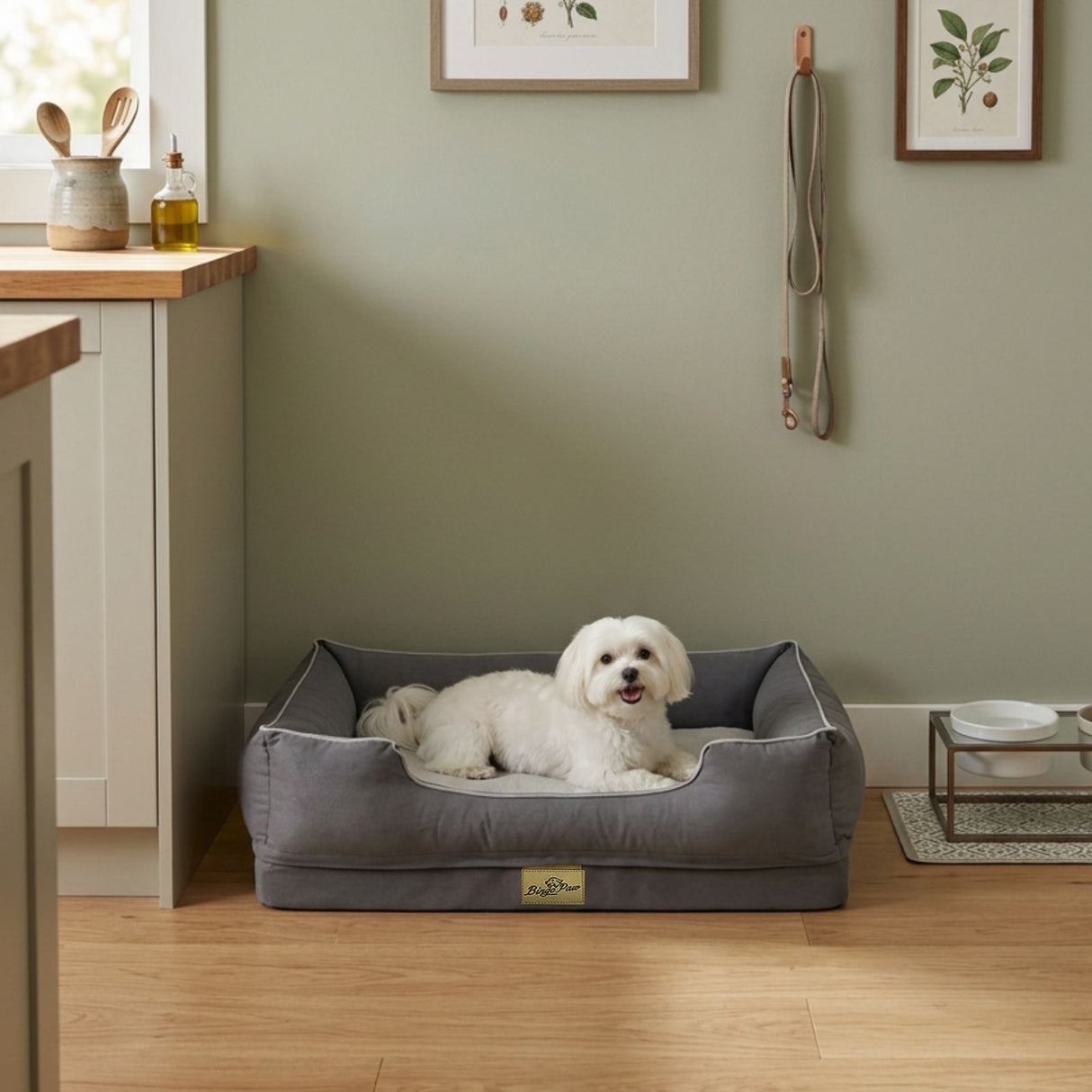 Hundebett Grösse M Schlafplatz Kuschelbett Haustierbett Liegeplatz