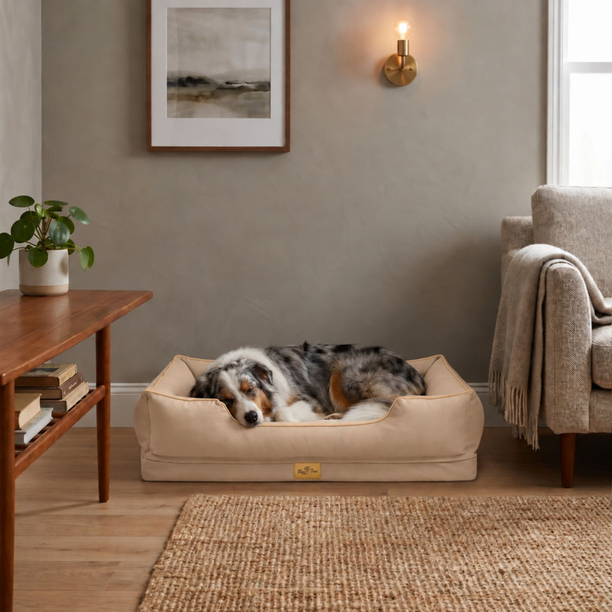 Haustierbett Grösse XL Kuschelbett Liegeplatz Hundebett Schlafplatz