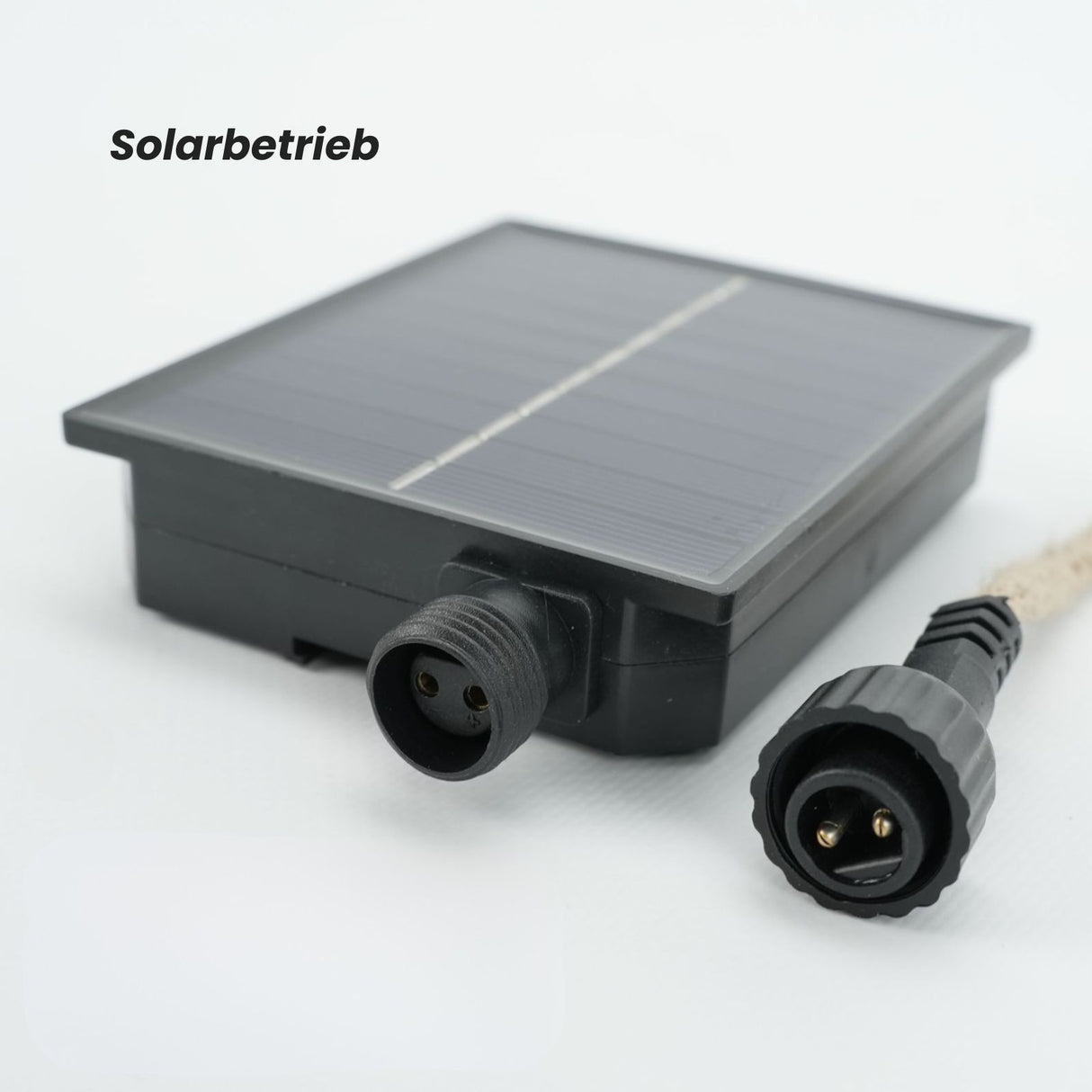 LED-Hanfseil-Dekoleuchte 8m Solarleuchte Gartenbeleuchtung Gartenlicht