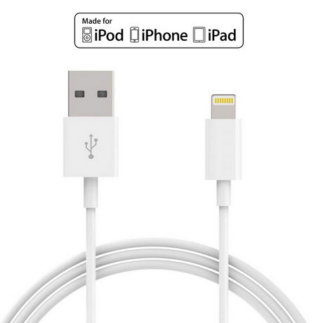 Lightning USB Ladekabel APPLE MFI zertifiziert Lontion 1m WEISS