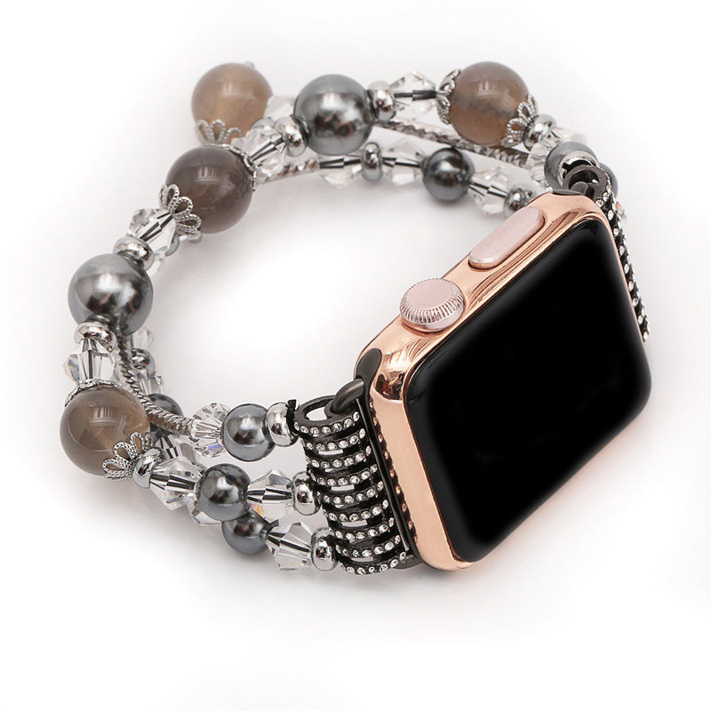 Apple Watch Schwarz Damen Apple Watch 44mm 42mm Damen Luxus Charm