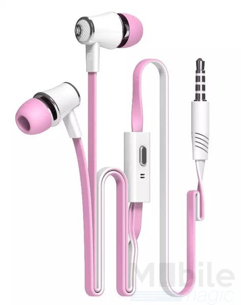 Anki In Ear Kopfhörer Headset 3.5mm mit Mikrofon ROSA