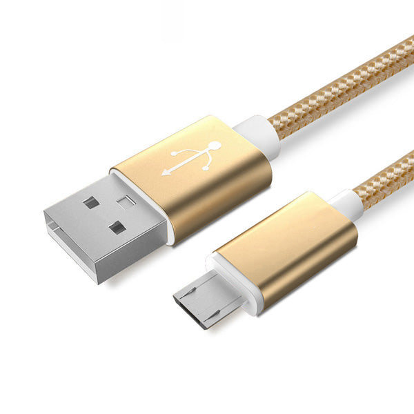 Anki Micro USB Metall Ladekabel Datenkabel 1m GOLD