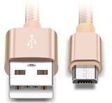 Anki Micro USB Metall Ladekabel Datenkabel 1m GOLD