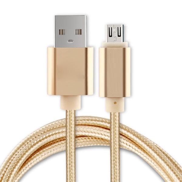 Anki Micro USB Metall Ladekabel Datenkabel 1m GOLD