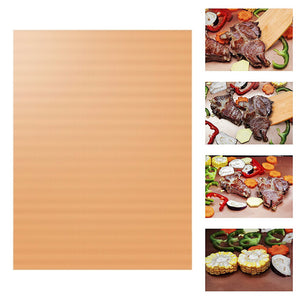 Grillmatte Grillfolie Antihaft Teflon Kupfer