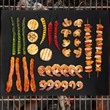 Grillmatte Antihaft Teflon BBQ feuerfest 4 Stück