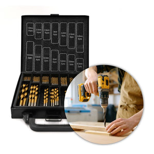 Bohrer Set Drill Set Bohrwerkzeug-Kit Bit Koffer Bohrzubehör-Set