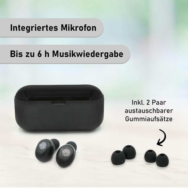 Bluetooth Kopfhörer Powerbank In-Ear Headset Kabellos Ohrhörer