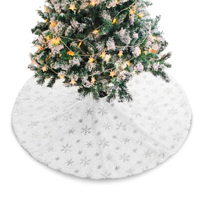 Christbaum-Rock Baumrock-Matte Weihnachtsbaumdecke Tannenbaum-Teppich