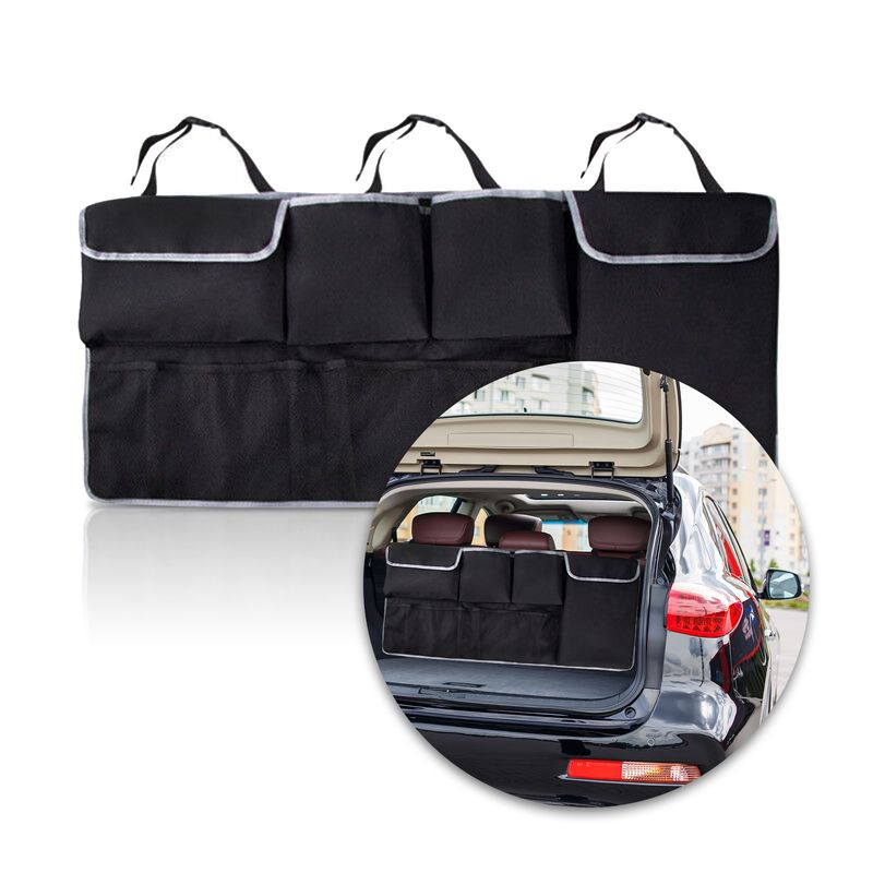 aufbewahrung kofferraum Auto Organizer Aufbewahrungstasche Kofferraum-Organizer Rücksitztasche –  Hermex.ch