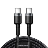 USB-C zu USB-C Baseus Schnellladekabel Datenkabel 2m 100W PD Nylon