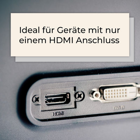 HDMI Splitter Adapter 2in1 (1in/2out) Verteiler Mehrfachanschluss