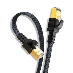 Netzwerkkabel Flachkabel Ethernet LAN Kabel RJ45 Cat. 7