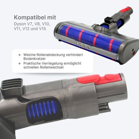 Alternative Bodendüse Dyson V7 V8 V10 V11 V12 V15 Staubsaugerbürste