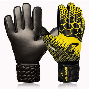 Fussballhandschuhe Kralle Junior Pro 3.0 Gr. 5 Gelb Torwart Keeper Goalie Handschuhe