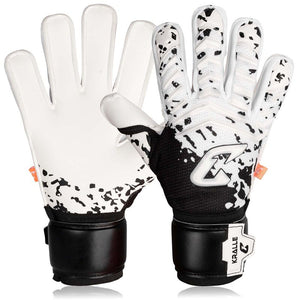 Fussballhandschuhe Kralle Splash Gr. 5 Weiss Torwart Keeper Goalie Handschuhe