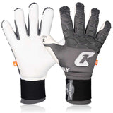 Fussballhandschuhe Fly Grey Soul Gr. 9.5 Grau Torwart Keeper Goalie Handschuhe