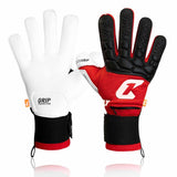 Fussballhandschuhe Fly Protect Gr. 9 Rot Torwart Keeper Goalie Handschuhe