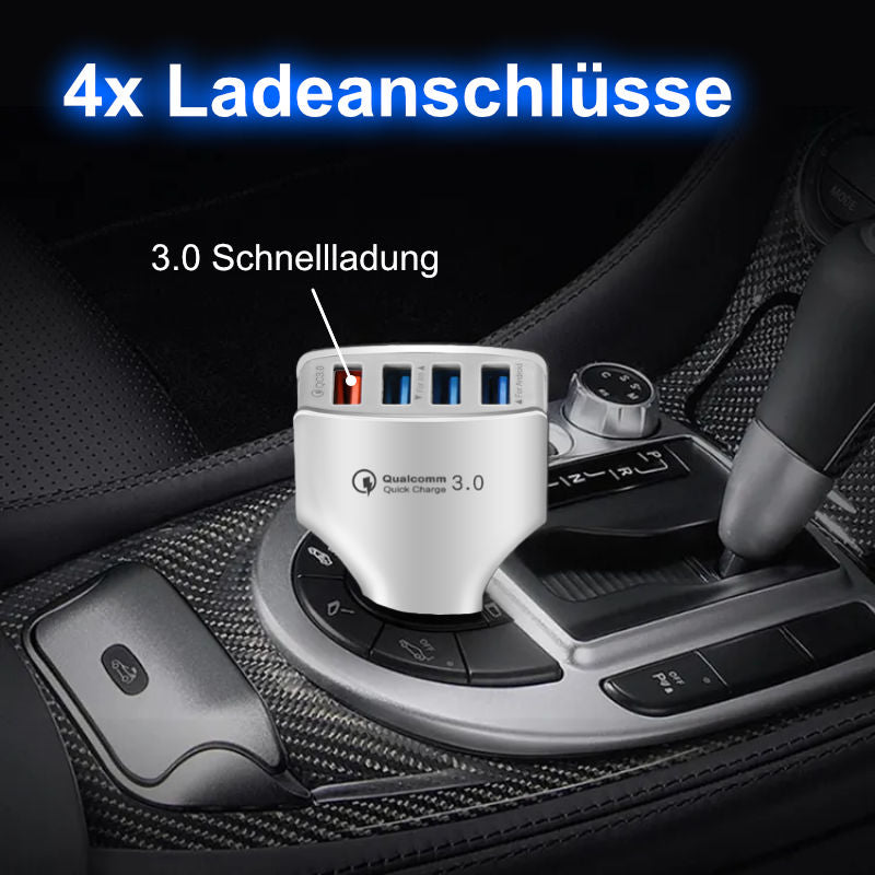 4-USB-Autoladegerät KFZ-USB-Ladegerät Auto-USB-Ladegerät KFZ-Ladegerät