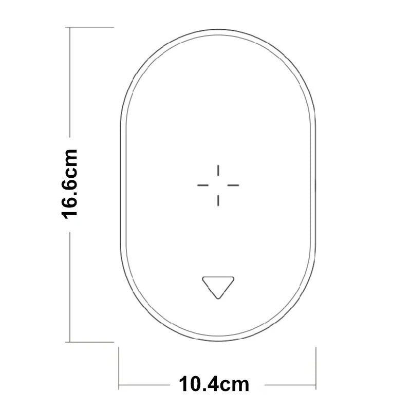 Ladestation mit Beleuchtung Smartphone Ladegerät Wireless Charger