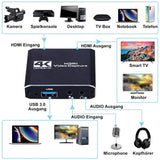 Game-Capture-Card Videoaufnahmekarte Streaming-Karte Capture-Card