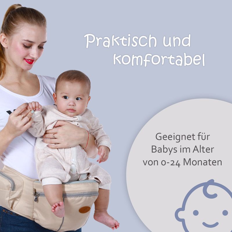 Babytragehilfe Baby Carrier Hüftsitz Taillen Hocker Tragesitz