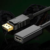 DisplayPort zu HDMI 25cm Adapterleitung DisplayPort auf HDMI Konverter