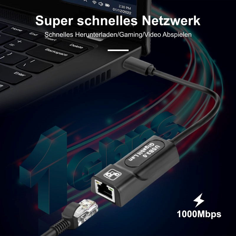 LAN USB-C LAN zu USB-C Adapter Ethernet Adapter Ethernet USB-C Adapter