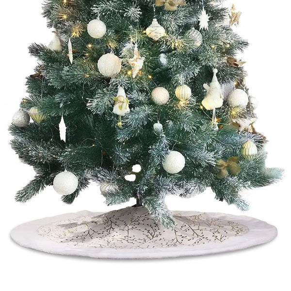 Weihnachtsbaumdecke Tannenbaum-Teppich Christbaum-Rock Baumrock-Matte –