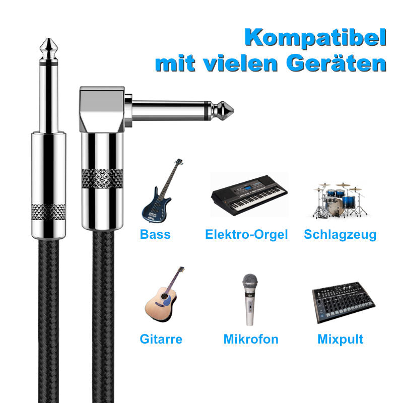 Audiokabel 3.5m Musikinstrumentenkabel Klinkenkabel Gitarrenkabel