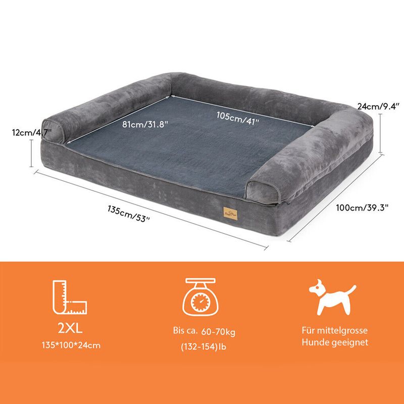 Hundebett Hundekissen Tiermatte Hundesofa Haustiermatratze Hundeplatz