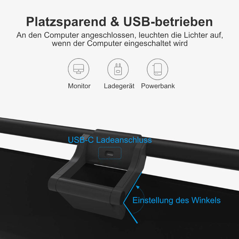 Screenbar Monitorbeleuchtung Bildschirmbeleuchtung Monitorlicht LED