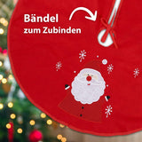 Weihnachtsbaumdecke Christbaum-Rock Tannenbaum-Teppich Baumrock-Matte