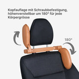 Autositz Kopfstütze Kopfauflage Nackenstütze 180° verstellbar