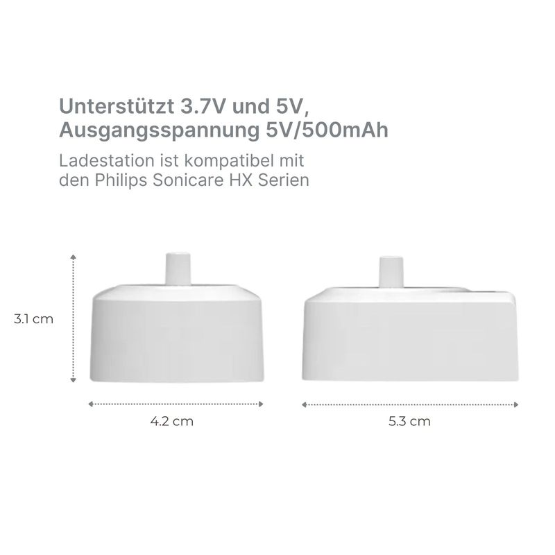 Alternative Ladestation für Philips Sonicare elektrische Zahnbürste