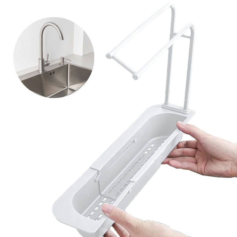 spülbecken aufbewahrung Waschbecken Organizer Abfluss-Rack Spülbecken-Regal Küchenorganizer –  Hermex.ch