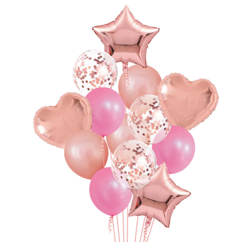 Party Ballon Set Luftballon Set Geburtstagsballon Set Folienballon Set
