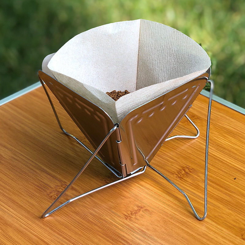 Camping Kaffee-Tropfer Outdoor Kaffeemaschine faltbarer Kaffeefilter